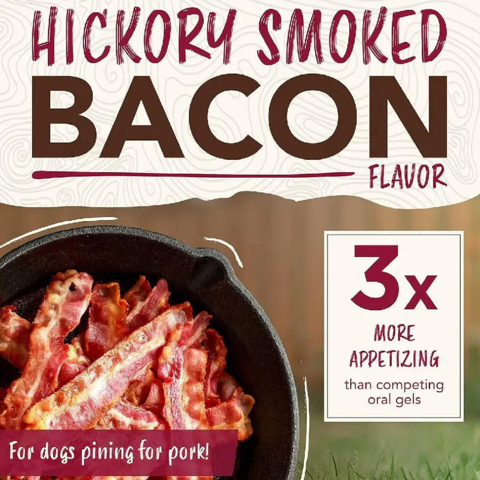 TropiClean Enticers Cleaning Gel & Toothbrush Hickory Bacon Flavor