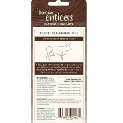 TropiClean Enticers Dental Cleaning Gel for Dogs Smoked Brisket Flavor