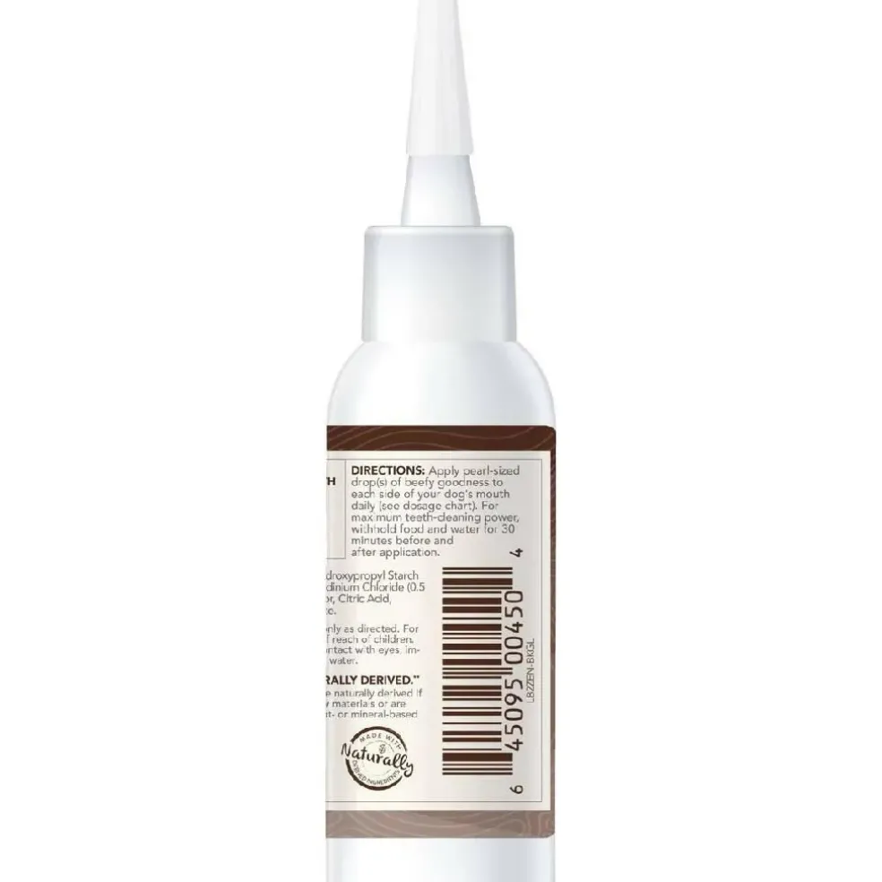 TropiClean Enticers Dental Cleaning Gel for Dogs Smoked Brisket Flavor