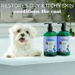 TropiClean Essentials Shea Butter Moisturizing Conditioner for Dogs, Puppies, and Cats (16 oz)