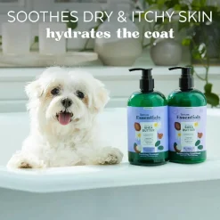 TropiClean Essentials Shea Butter Soothing Shampoo for Dogs Puppies & Cats (16 oz)