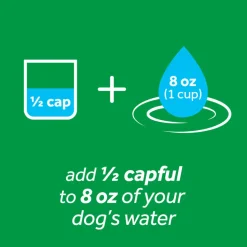 TropiClean Fresh Breath Advanced Whitening Dental Health Solution for Dogs