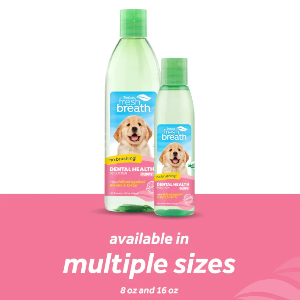TropiClean Fresh Breath Dental Health Solution for Puppies (16 oz)