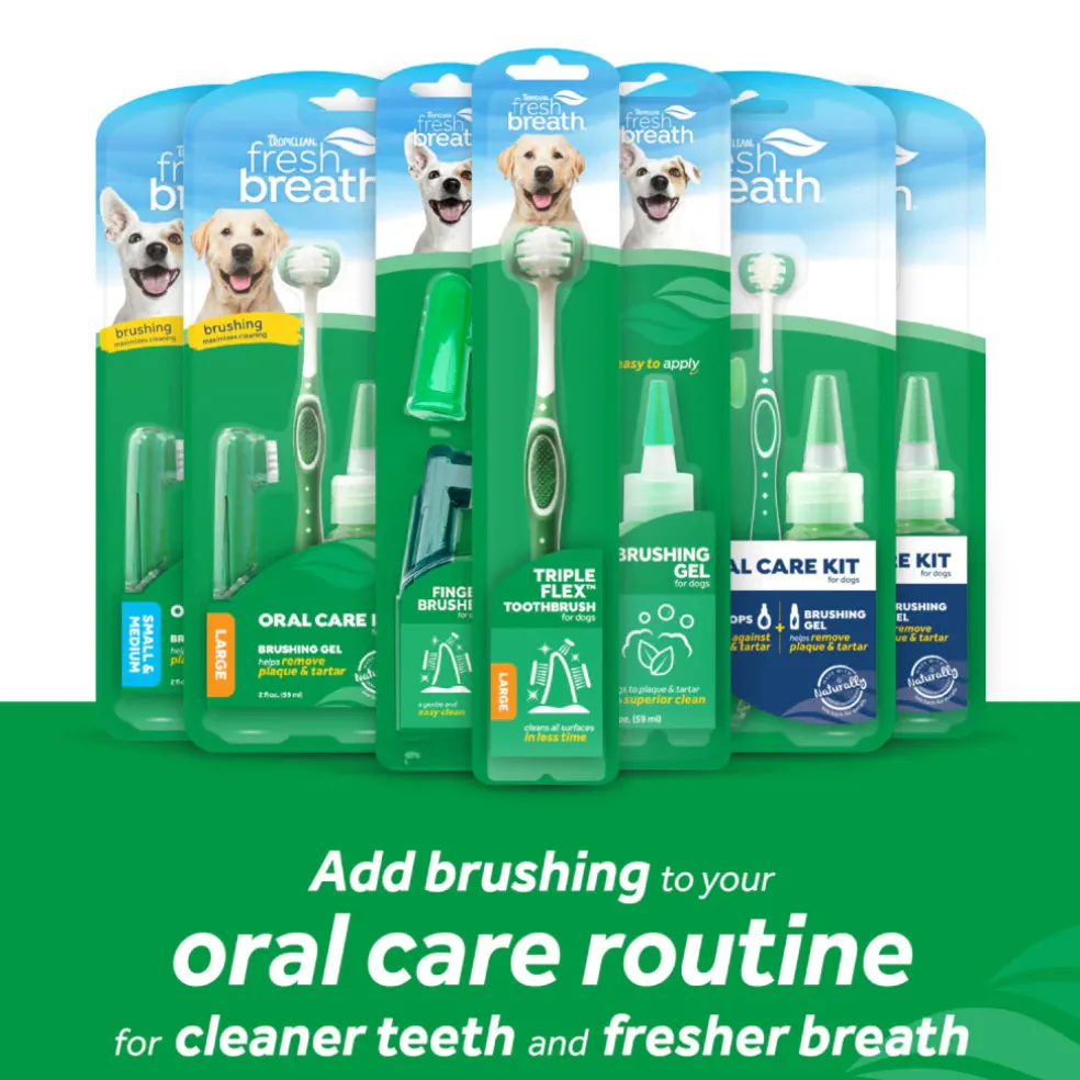 TropiClean Fresh Breath Dental & Oral Care Brushing Gel for Dogs (2 oz)