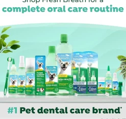 TropiClean Fresh Breath Drops Oral Care Water Additive for Cats (2.2 oz)