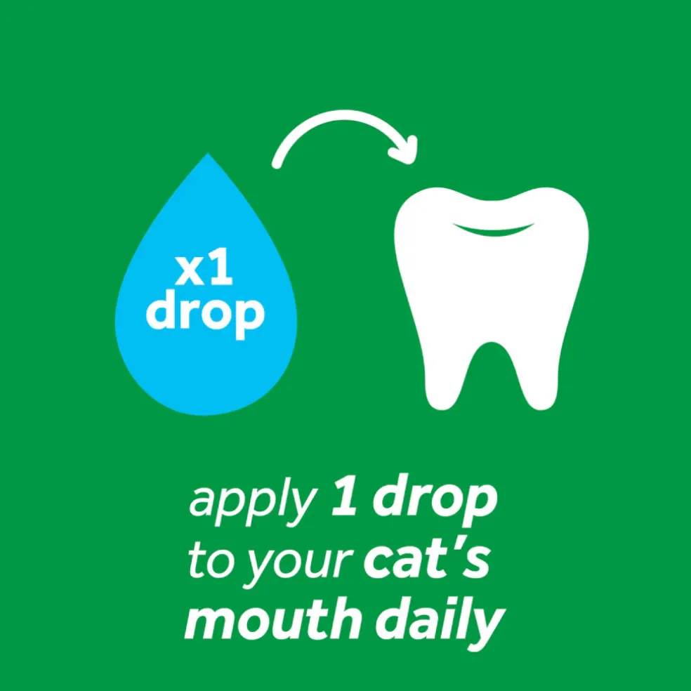 TropiClean Fresh Breath No Brushing Clean Teeth Dental & Oral Care Gel for Cats (2-oz)