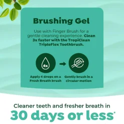 TropiClean Fresh Breath Oral Care Kit for Small & Medium Dogs