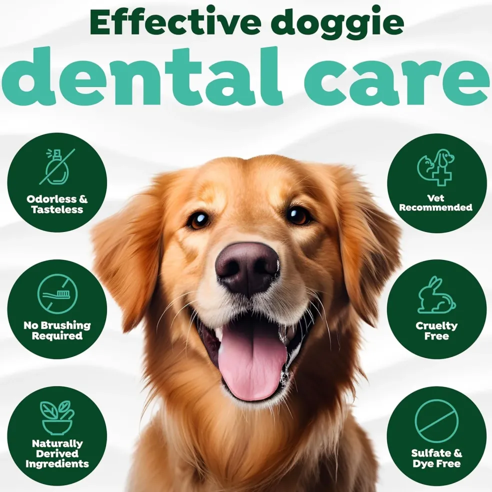 TropiClean Fresh Breath Oral Care Water Additive for Dogs (2.2 oz)