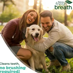Tropiclean Fresh Breath Oral Car Clean Teeth Peanut Butter Flavored Gel for Dogs (2 oz)