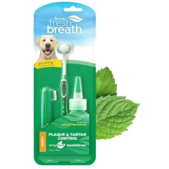 TropiClean Fresh Breath Oral Care Kit for Large Dogs