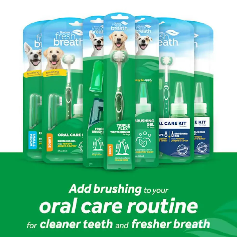TropiClean Fresh Breath Oral Care Kit for Puppies, 2oz