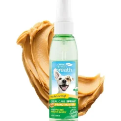TropiClean Fresh Breath Peanut Butter Dental Spray Dog (4 oz)