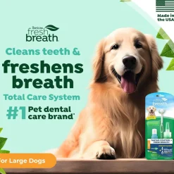 TropiClean Fresh Breath Total Care Dental Kit for Dogs