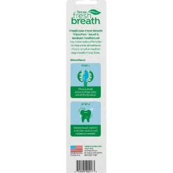TropiClean Fresh Breath Triple Flex Toothbrush for Small & Medium Dogs