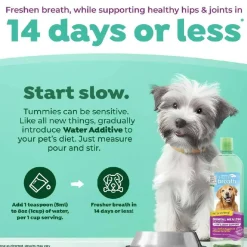 Tropiclean Fresh Breath Water Additive Plus Hip & Joint Support for Dogs