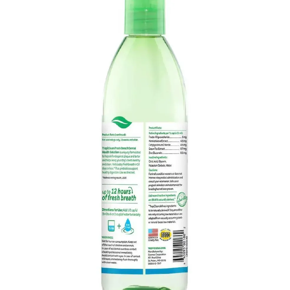 Tropiclean Fresh Breath Water Additive with Digestive Support (16 oz)