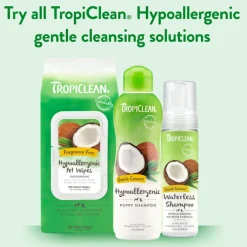 TropiClean Gentle Coconut Hypoallergenic Puppy & Kitten Shampoo