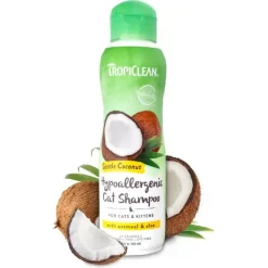 TropiClean Gentle Coconut Hypoallergenic Cat & Kitten Shampoo (12oz)