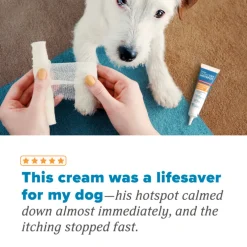 TropiClean HomeVet Medicated Hot Spot Cream (1 oz)