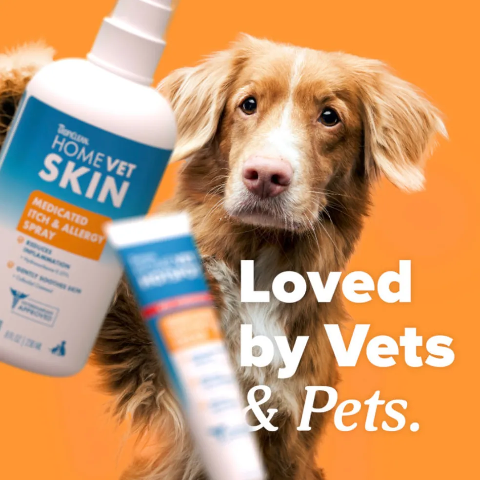 TropiClean HomeVet Skin Medicated Itch & Allergy Spray (8 oz)