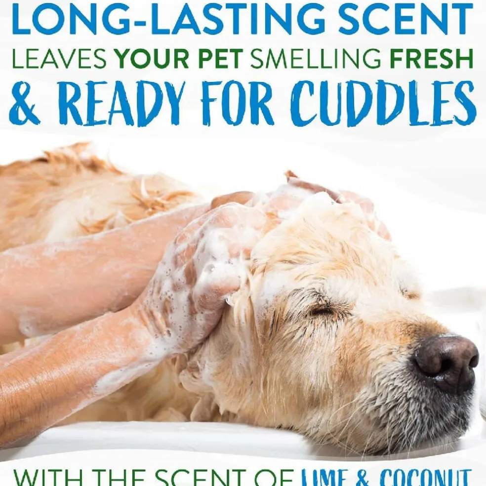 Tropiclean Lime & Coconut Shed Control Deshedding Shampoo for Pets