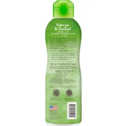 TropiClean Luxury 2-in-1 Papaya & Coconut Shampoo & Conditioner For Dogs & Cats