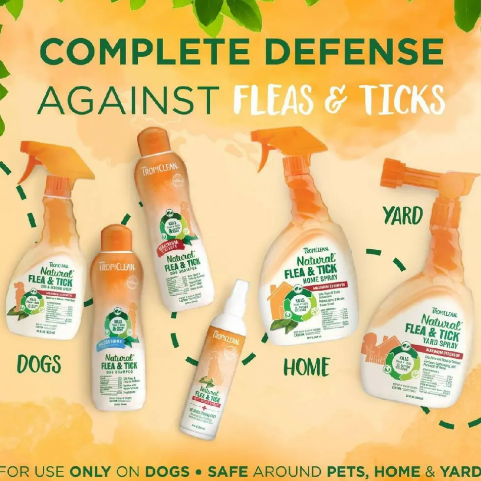 Tropiclean Natural Flea & Tick Bite Relief Spray (8 oz)
