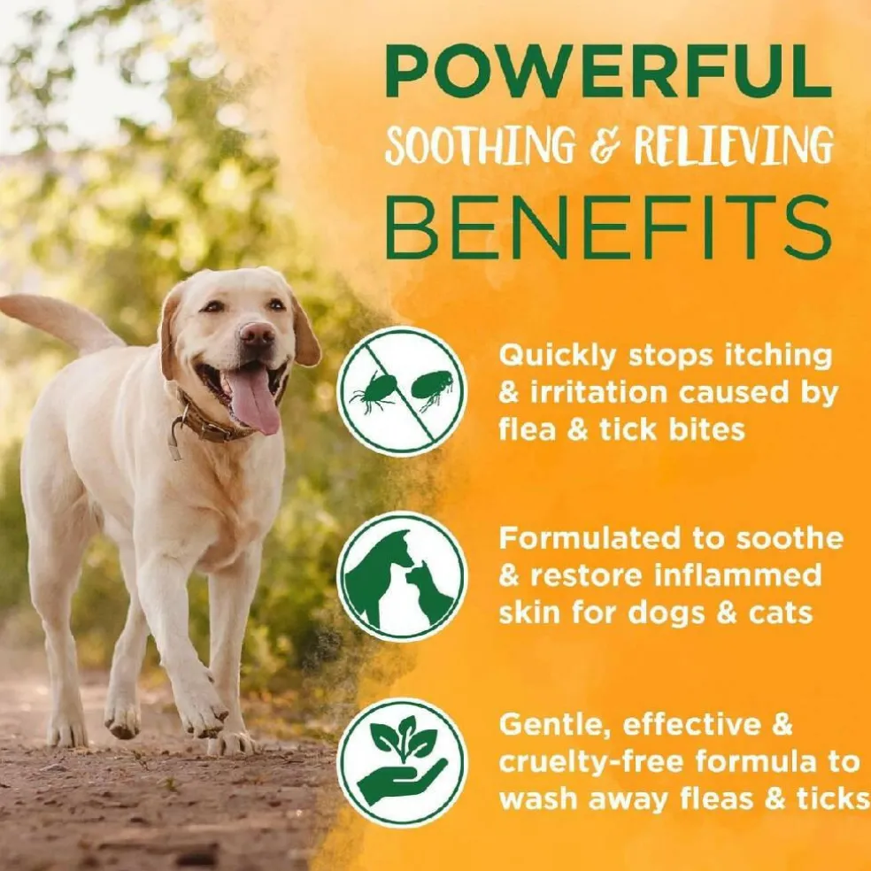 Tropiclean Natural Flea & Tick Bite Relief Spray (8 oz)