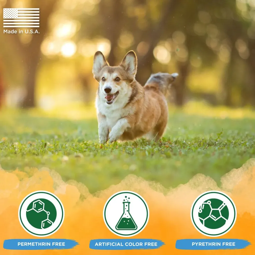 Tropiclean Natural Flea & Tick Soothing Shampoo for Dogs (20 oz)