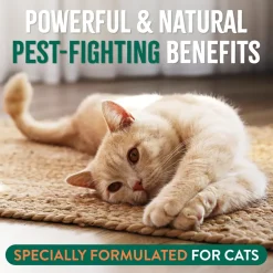 TropiClean Natural Flea + Tick Cat Shampoo (12 oz)