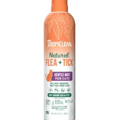 TropiClean Natural Flea & Tick Gentle Mist Spray for Cats (14 oz)