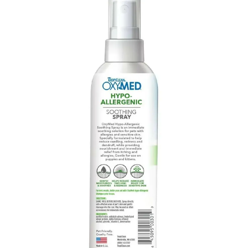 TropiClean Oxy Med Hypoallergenic Soothing Spray for Dogs & Cats (8 oz)