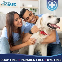 Tropiclean OxyMed Medicated Anti-Itch Oatmeal Deep Cleansing Shampoo (20 oz)