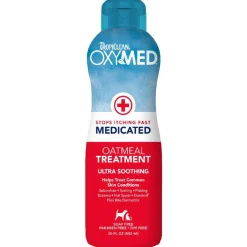 Tropiclean OxyMed Medicated Oatmeal Treatment Soothing Rinse For Pets (20 oz)