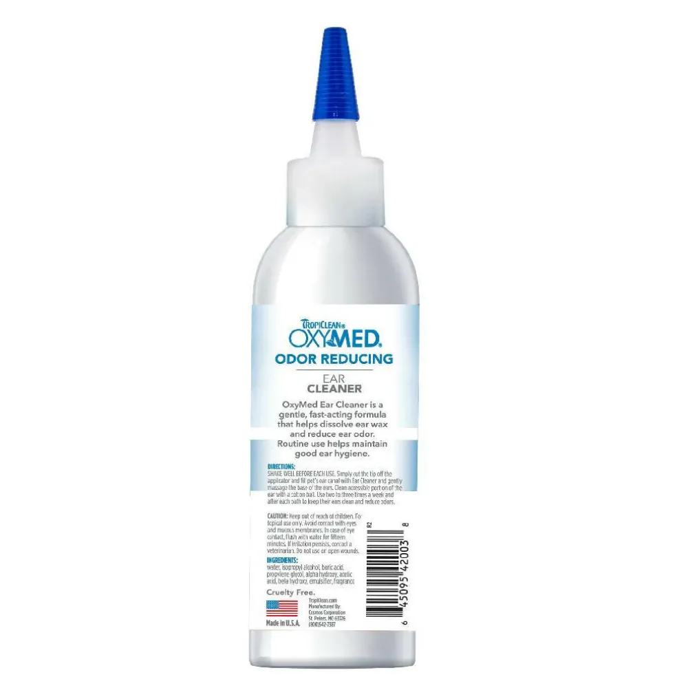Tropiclean OxyMed Odor Reducing Ear Cleaner for Dogs & Cats