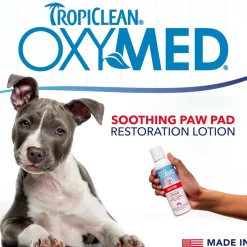TropiClean OxyMed Restore Paw Pad Lotion for Dogs & Cats (4 oz)