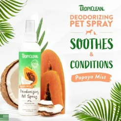 Tropiclean Papaya Mist Deodorizing Pet Spray (8 oz)