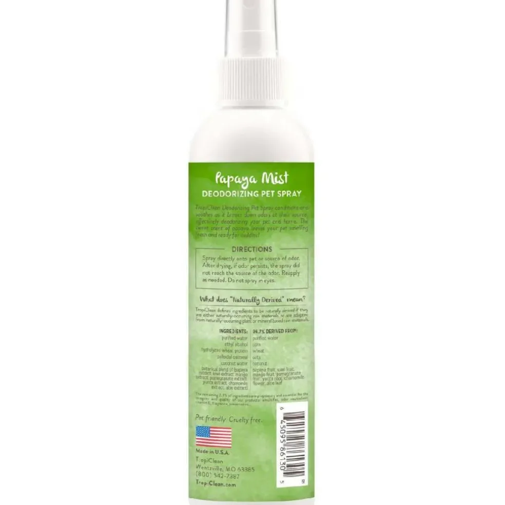 Tropiclean Papaya Mist Deodorizing Pet Spray (8 oz)