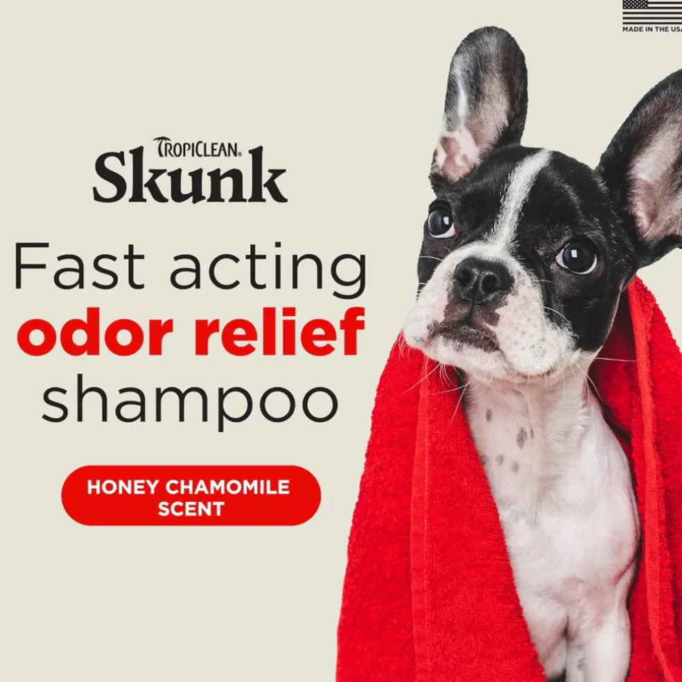 TropiClean Skunk Extra Strength Odor Control Dog Shampoo