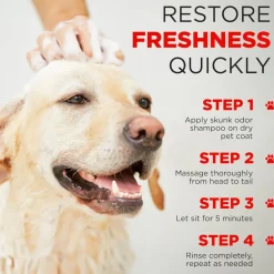 TropiClean Skunk Extra Strength Odor Control Dog Shampoo
