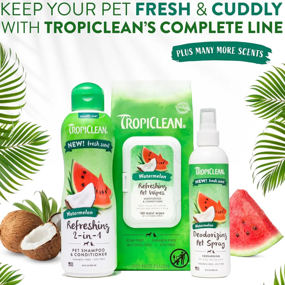 TropiClean Watermelon Deodorizing Pet Spray (8 oz)