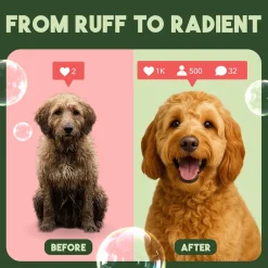 TropiClean Watermelon Refreshing 2-in-1 Shampoo & Conditioner For Dogs