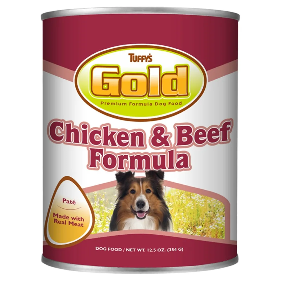 Tuffy's Dog Gold Wet Food, 12.5-oz case of 12