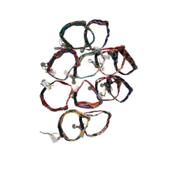 Tulum Handmade Adjustable Quick Release Artesanal Collar, Multi-Colors, Assorted Colors