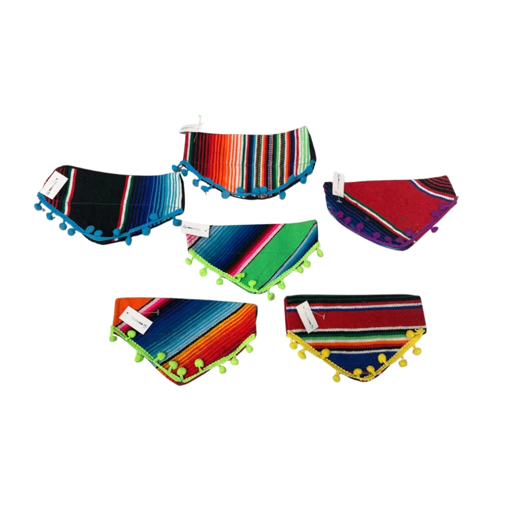Tulum Handmade Dog Bandana, Multicolor, Assorted Colors