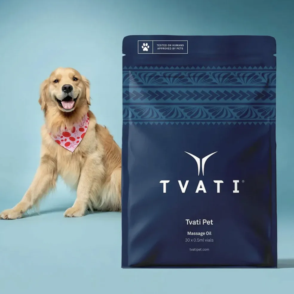 TVATI Pet Massage Oil, 30 doses - 0.5ml, 1-pack (for Pets)