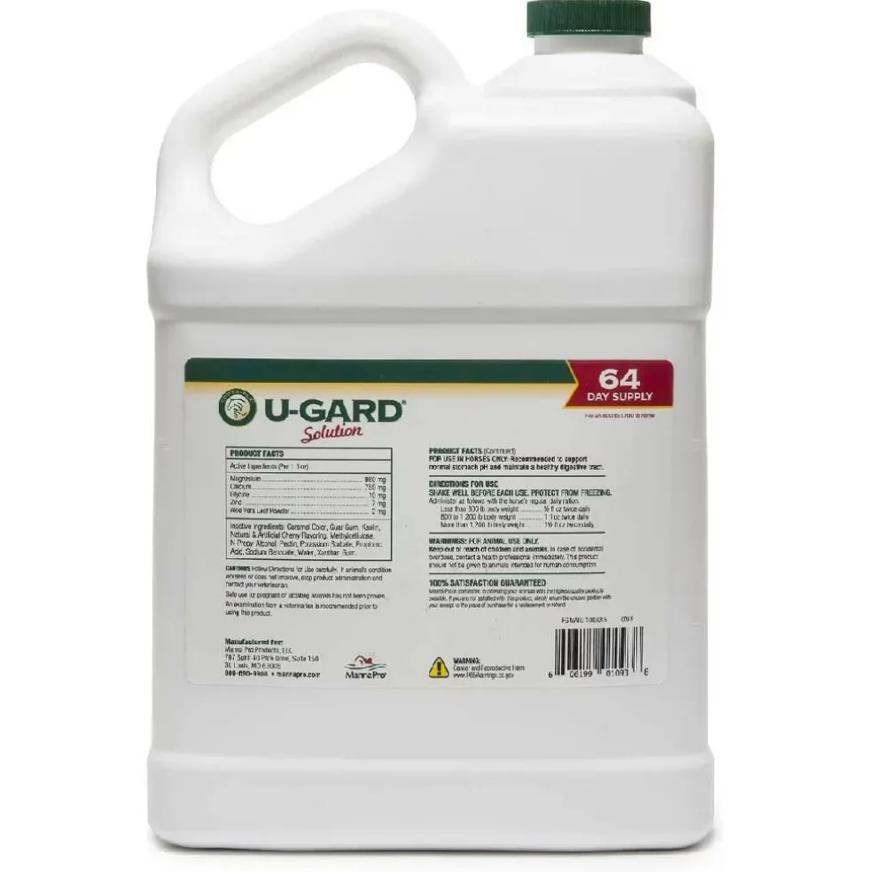 U-Gard Gastric Support Solution for Horses (gallon, 32 days)