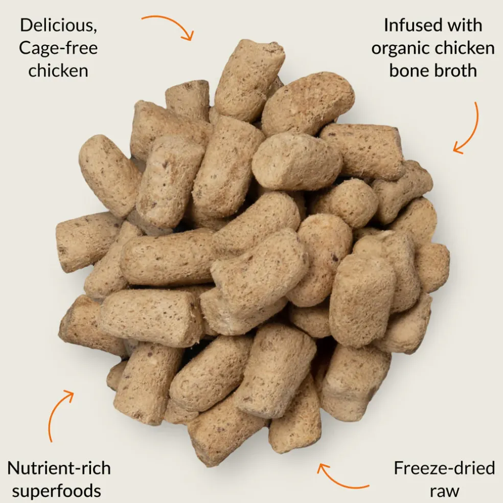 Ultimate Pet Nutrition Nutra Morsels Superfood Treat & Topper Freeze-Dried Raw Dog Treats
