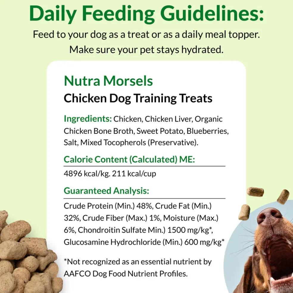 Ultimate Pet Nutrition Nutra Morsels Superfood Treat & Topper Freeze-Dried Raw Dog Treats