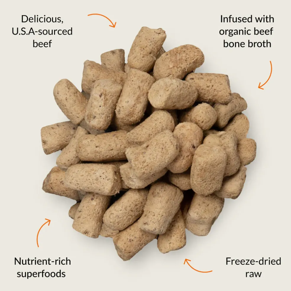 Ultimate Pet Nutrition Nutra Morsels Superfood Treat & Topper Freeze-Dried Raw Dog Treats
